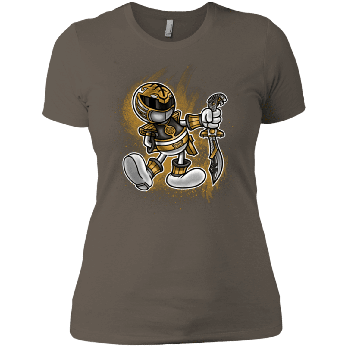 T-Shirts Warm Grey / X-Small White Ranger Artwork Women's Premium T-Shirt