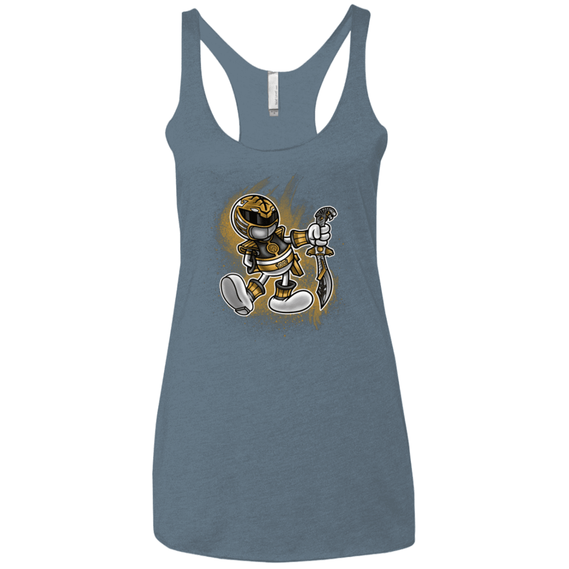 T-Shirts Indigo / X-Small White Ranger Artwork Women's Triblend Racerback Tank
