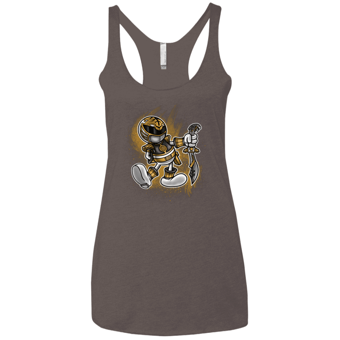 T-Shirts Macchiato / X-Small White Ranger Artwork Women's Triblend Racerback Tank