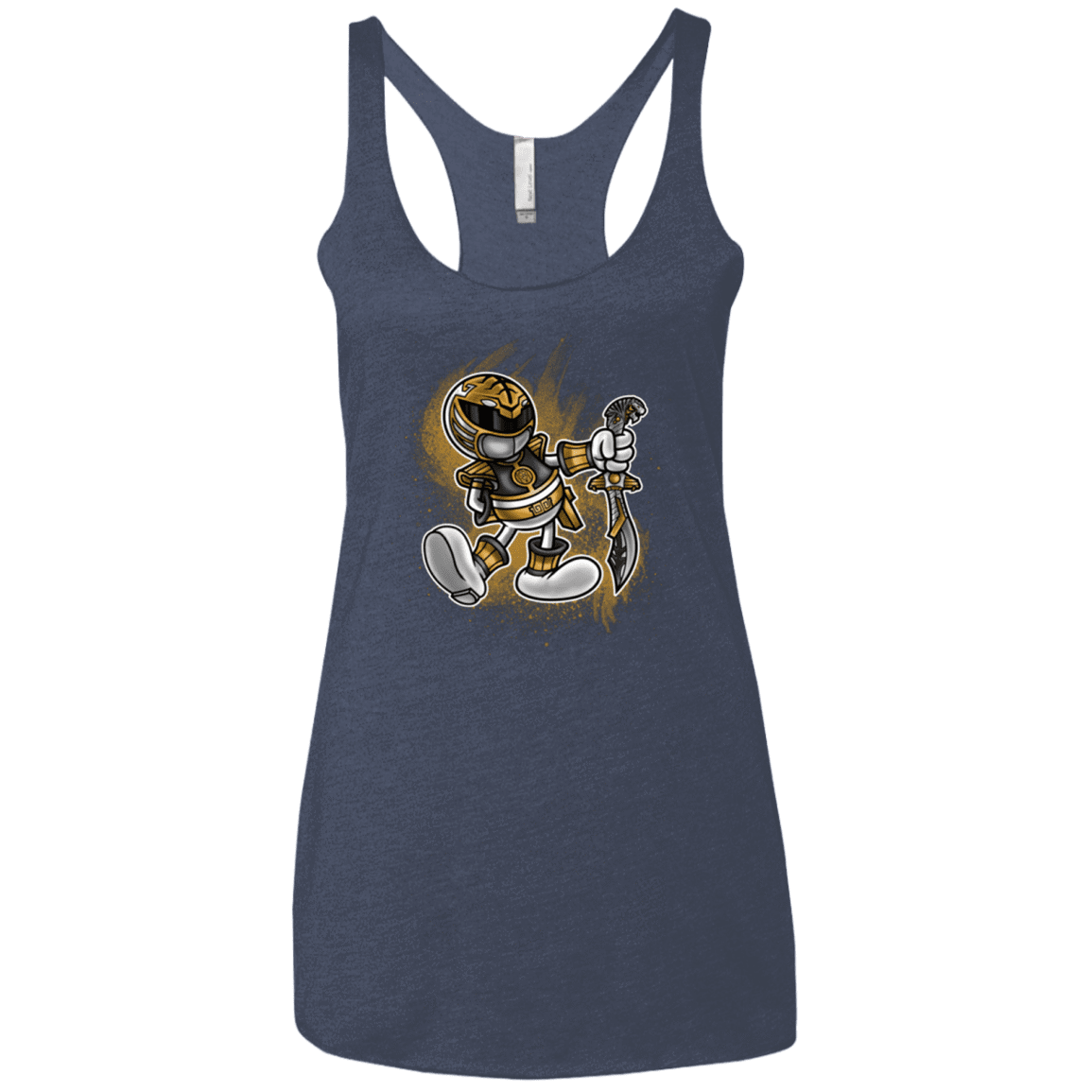 T-Shirts Vintage Navy / X-Small White Ranger Artwork Women's Triblend Racerback Tank
