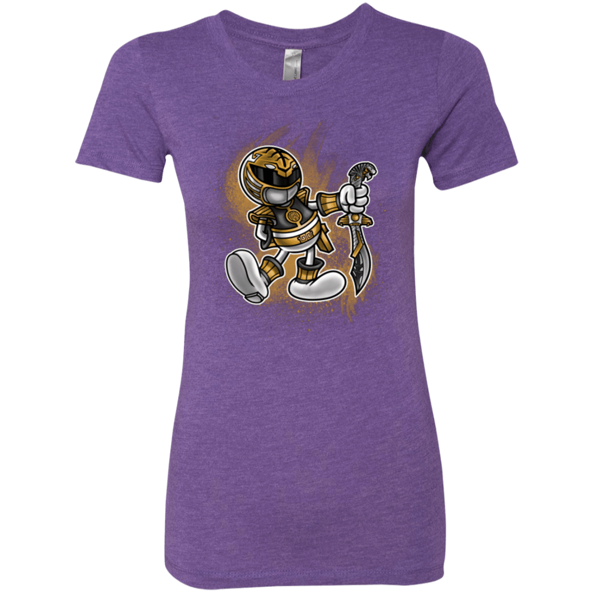 T-Shirts Purple Rush / Small White Ranger Artwork Women's Triblend T-Shirt