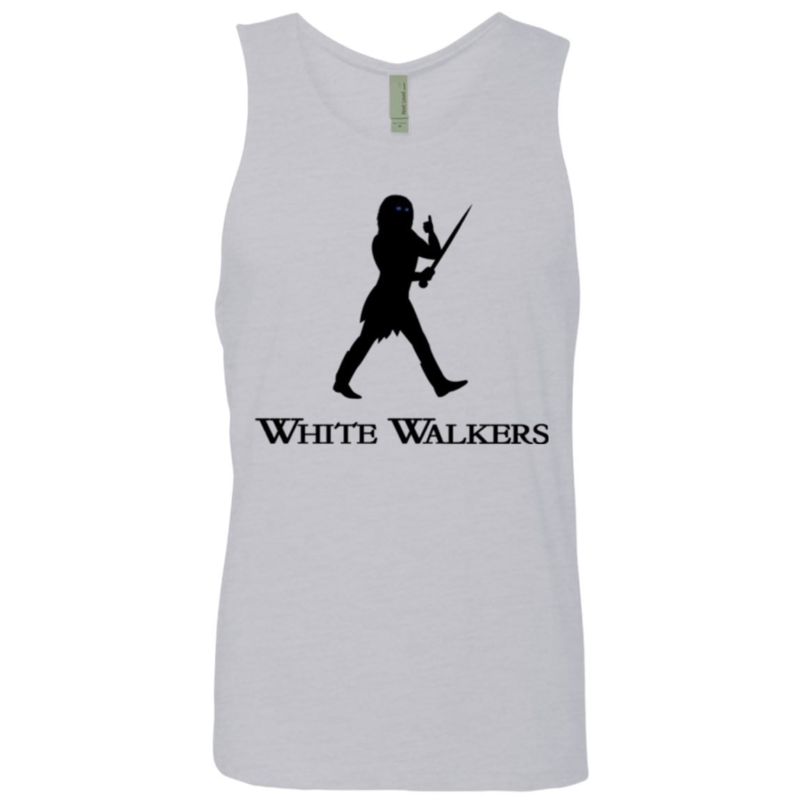 T-Shirts Heather Grey / Small White walkers Men's Premium Tank Top