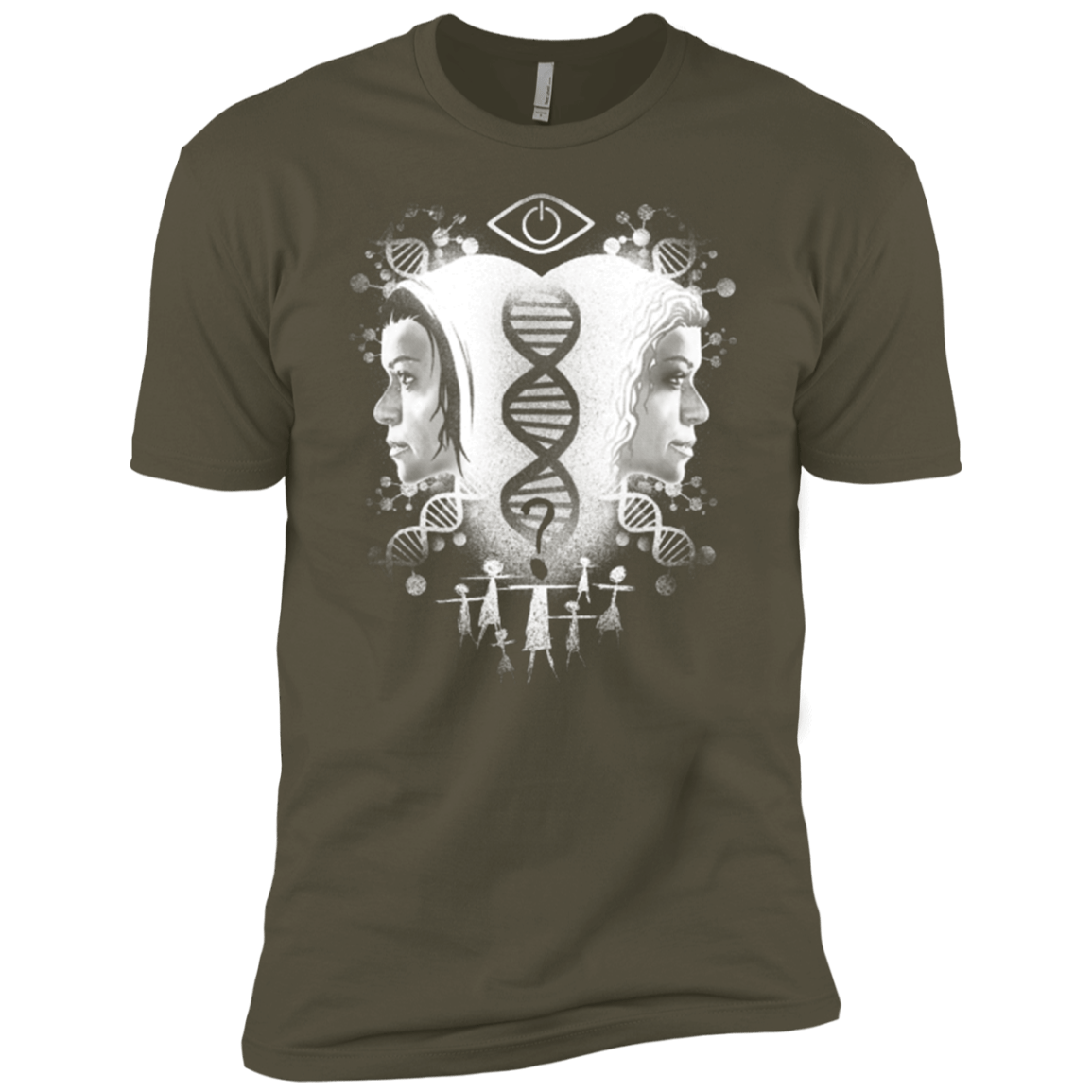 T-Shirts Military Green / X-Small Who Am I Men's Premium T-Shirt