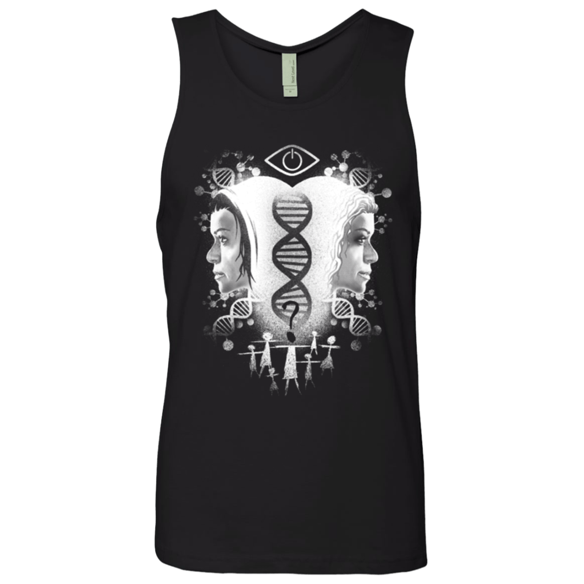 T-Shirts Black / Small Who Am I Men's Premium Tank Top