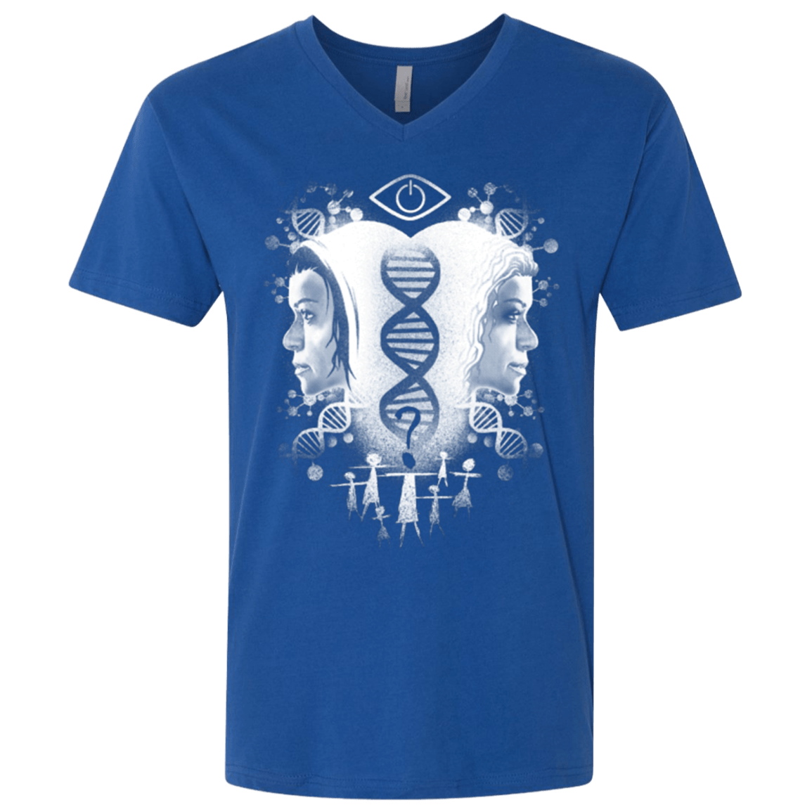 T-Shirts Royal / X-Small Who Am I Men's Premium V-Neck