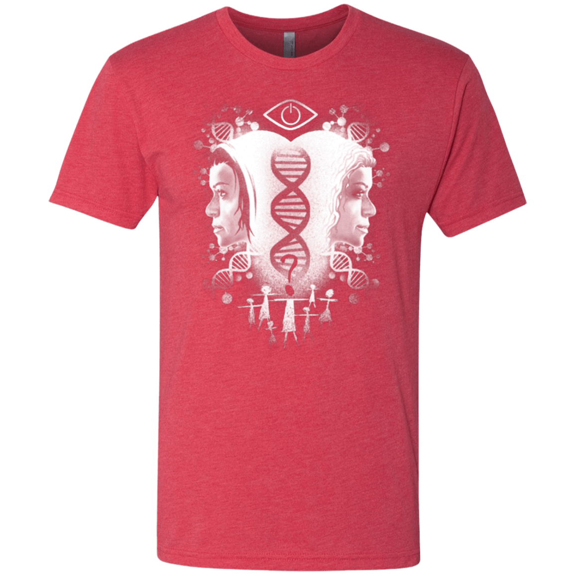 T-Shirts Vintage Red / Small Who Am I Men's Triblend T-Shirt