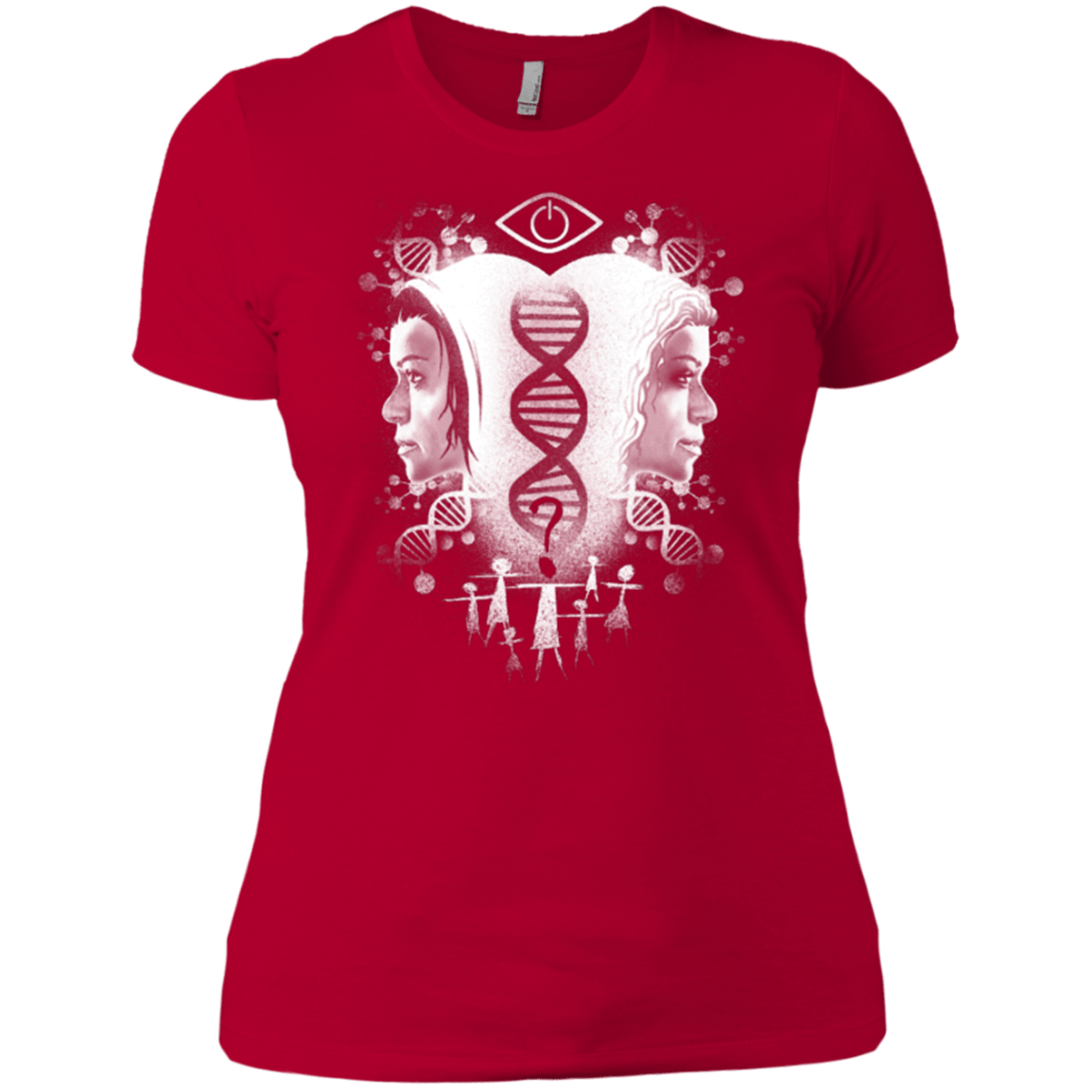 T-Shirts Red / X-Small Who Am I Women's Premium T-Shirt