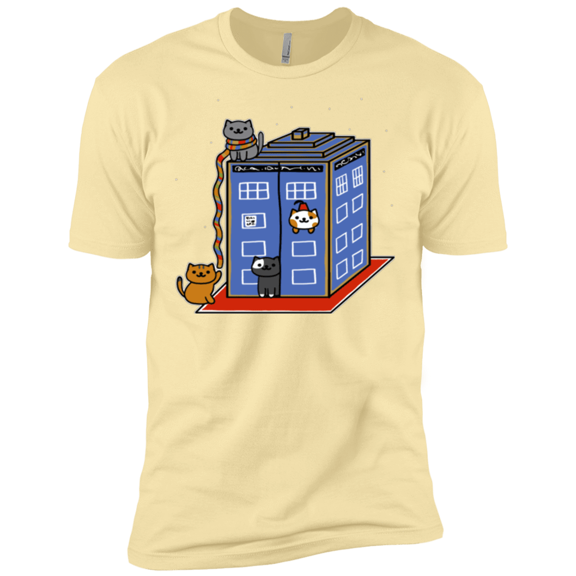 T-Shirts Banana Cream / X-Small Who Atsume Men's Premium T-Shirt