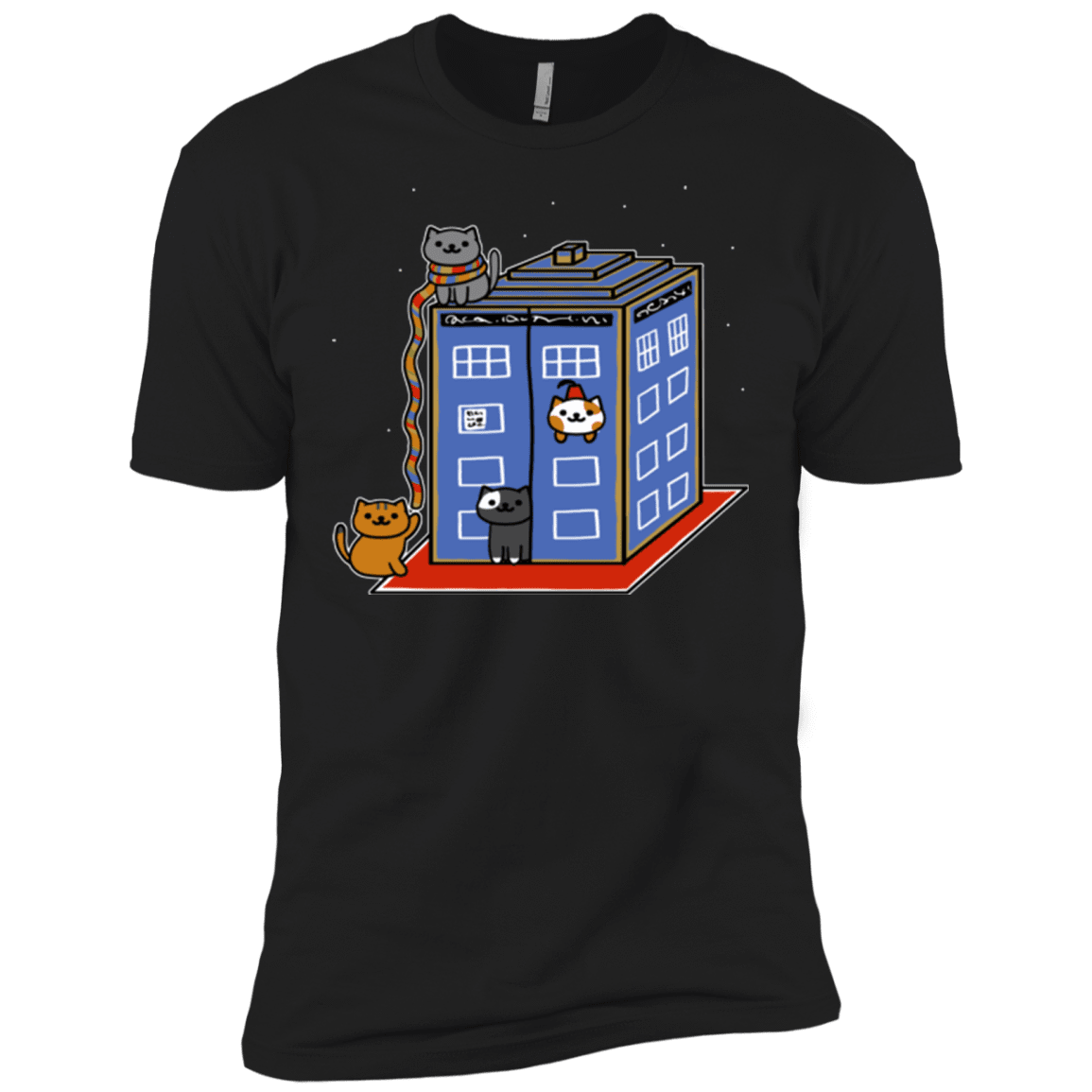 T-Shirts Black / X-Small Who Atsume Men's Premium T-Shirt