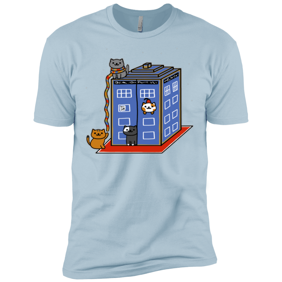 T-Shirts Light Blue / X-Small Who Atsume Men's Premium T-Shirt