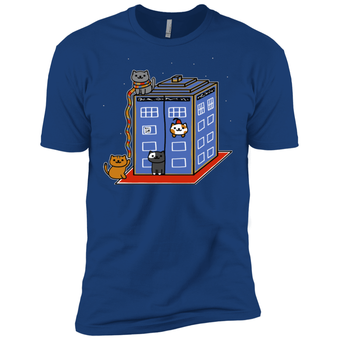 T-Shirts Royal / X-Small Who Atsume Men's Premium T-Shirt