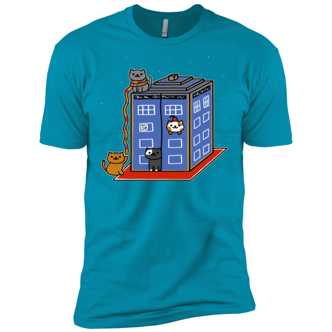 T-Shirts Turquoise / X-Small Who Atsume Men's Premium T-Shirt