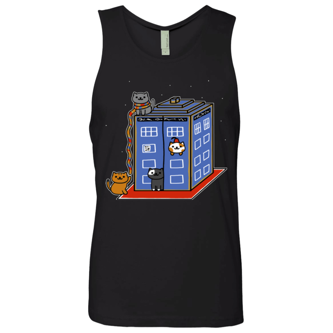 T-Shirts Black / Small Who Atsume Men's Premium Tank Top