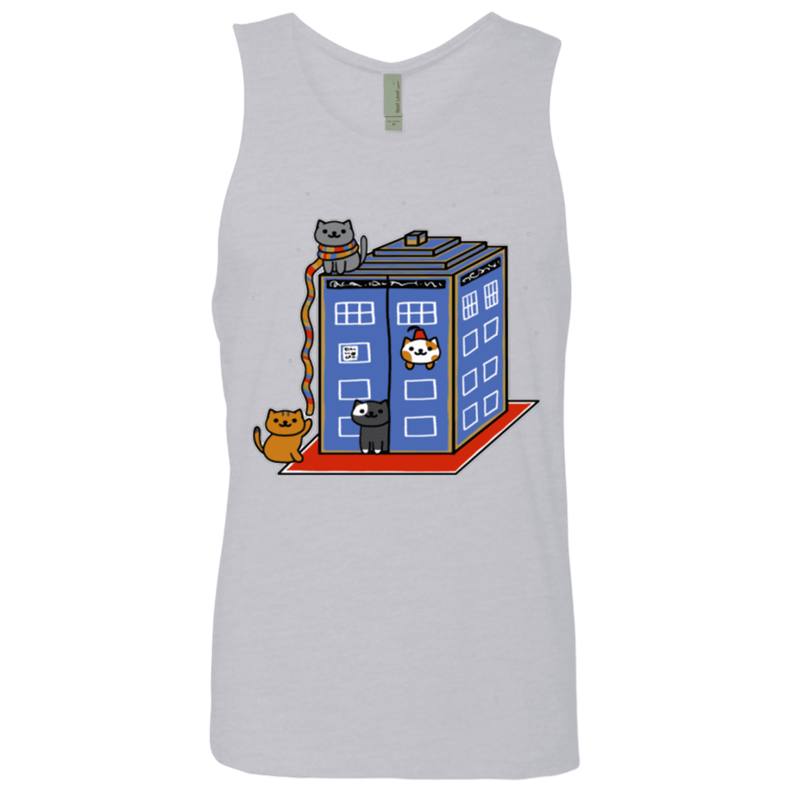 T-Shirts Heather Grey / Small Who Atsume Men's Premium Tank Top