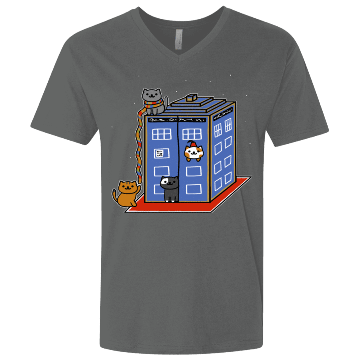 T-Shirts Heavy Metal / X-Small Who Atsume Men's Premium V-Neck