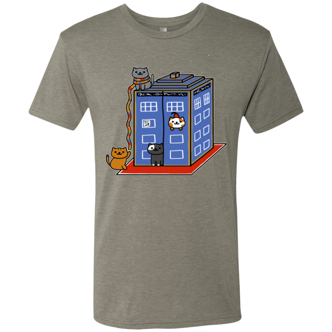 T-Shirts Venetian Grey / Small Who Atsume Men's Triblend T-Shirt