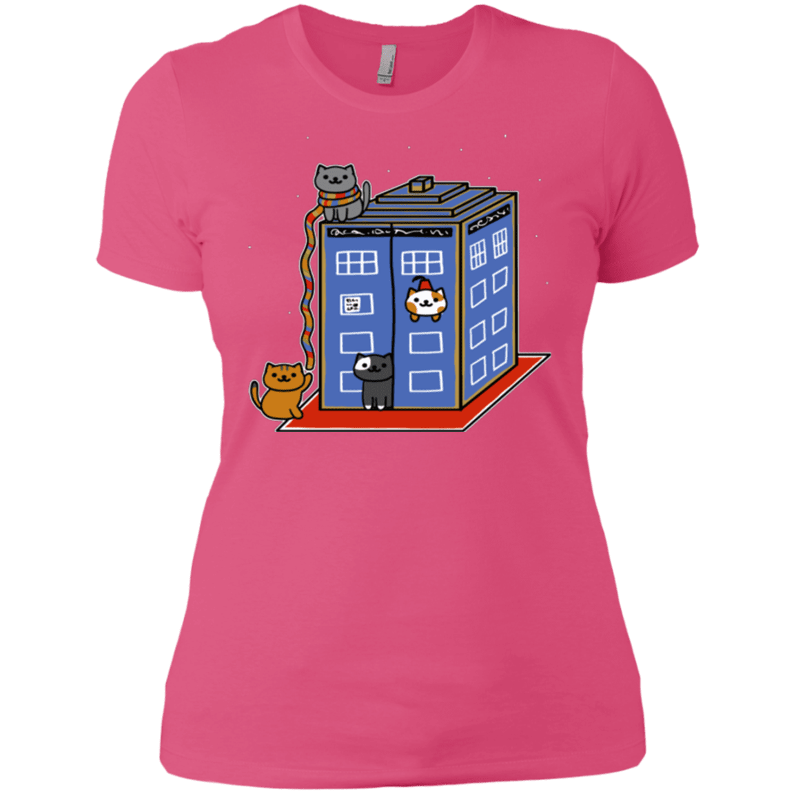 T-Shirts Hot Pink / X-Small Who Atsume Women's Premium T-Shirt