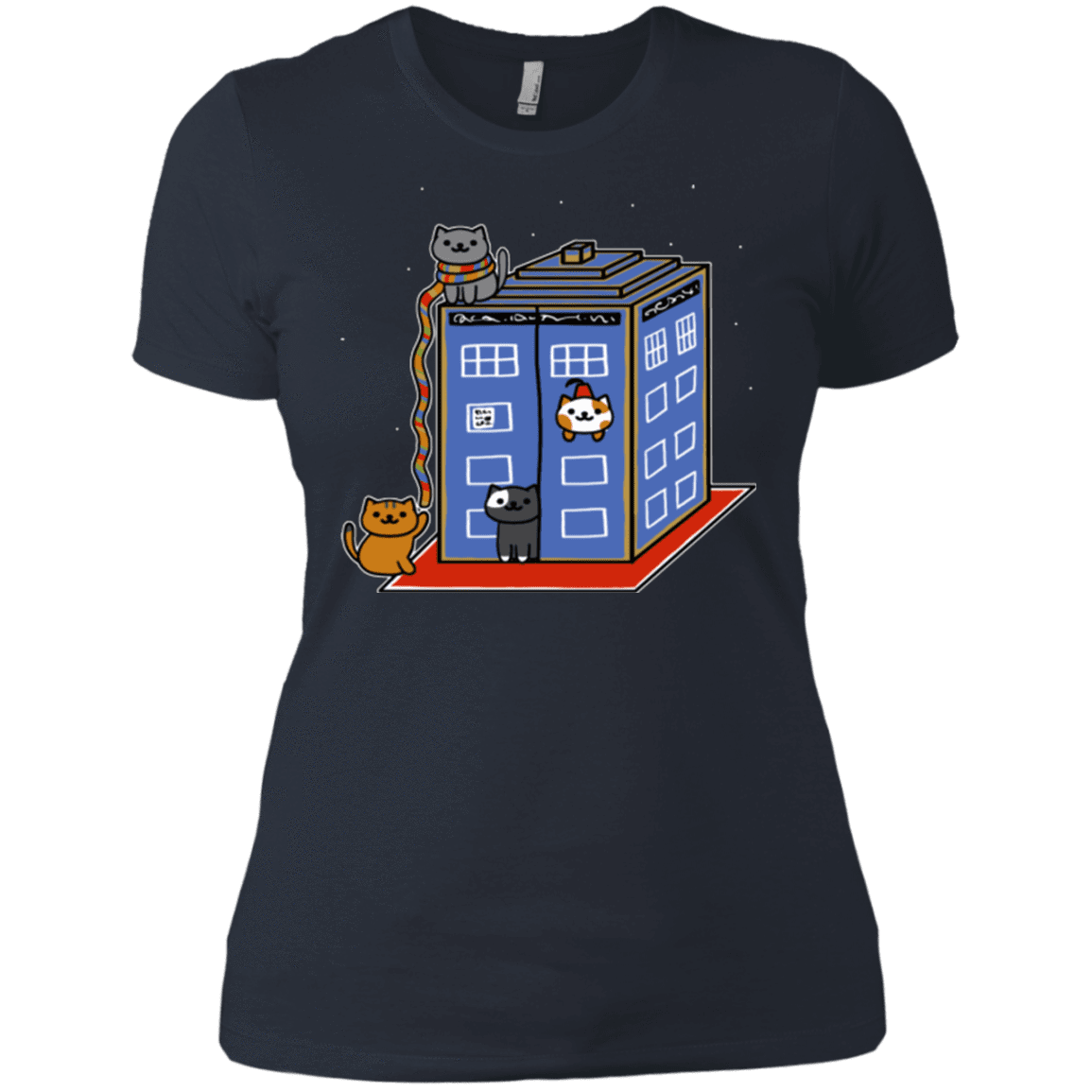 T-Shirts Indigo / X-Small Who Atsume Women's Premium T-Shirt