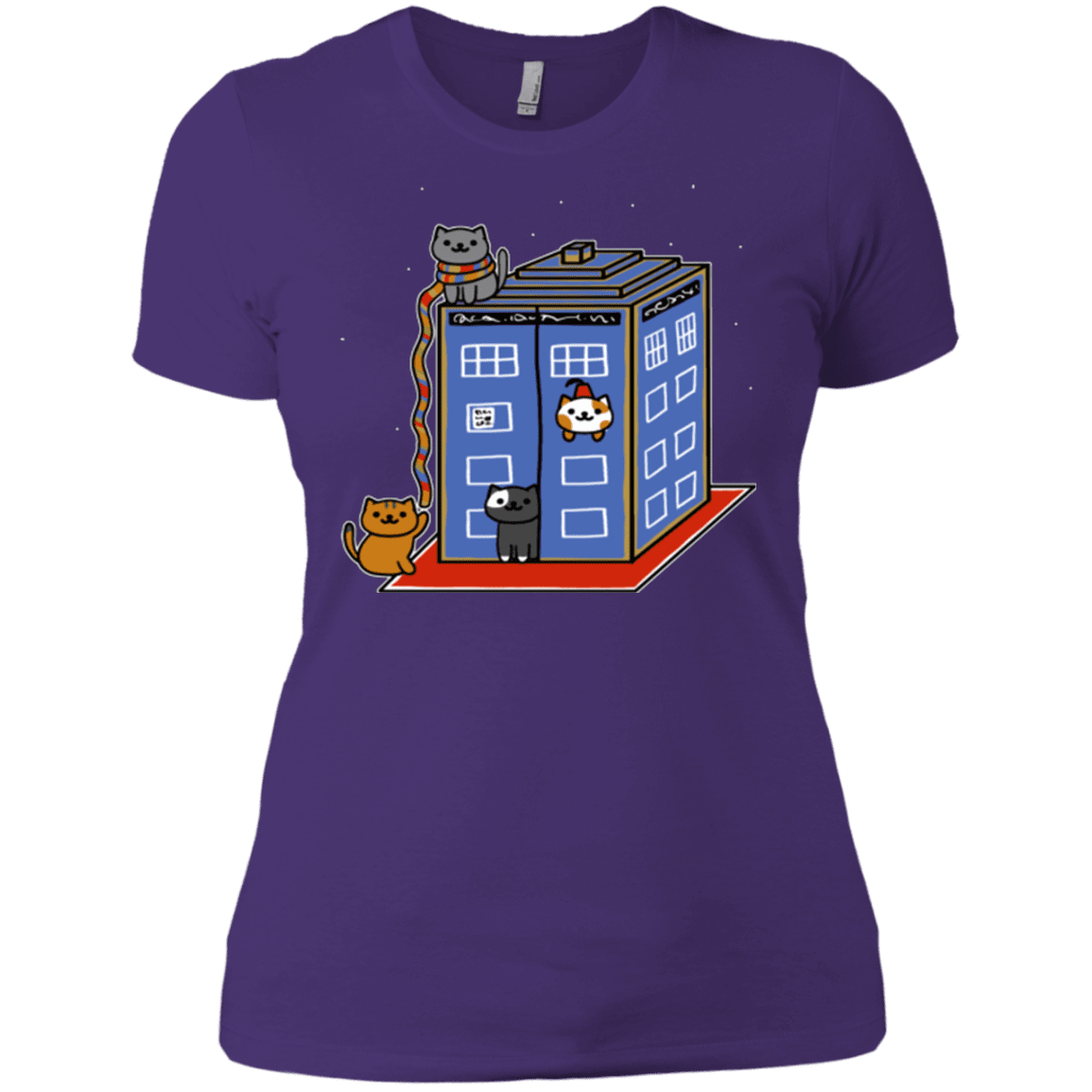 T-Shirts Purple / X-Small Who Atsume Women's Premium T-Shirt