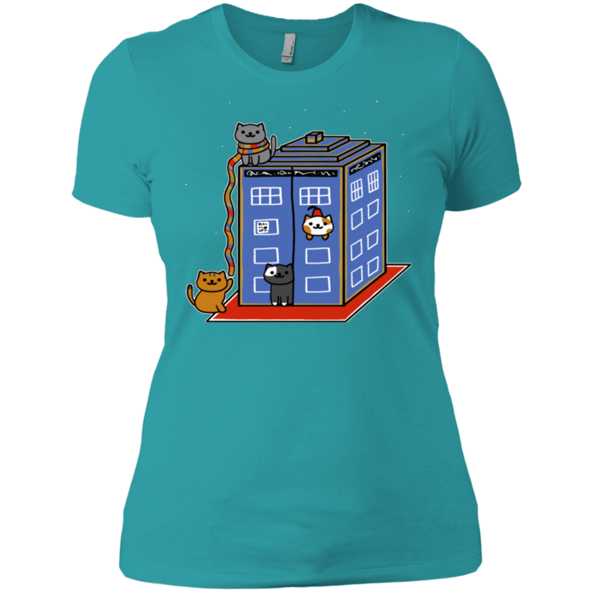 T-Shirts Tahiti Blue / X-Small Who Atsume Women's Premium T-Shirt