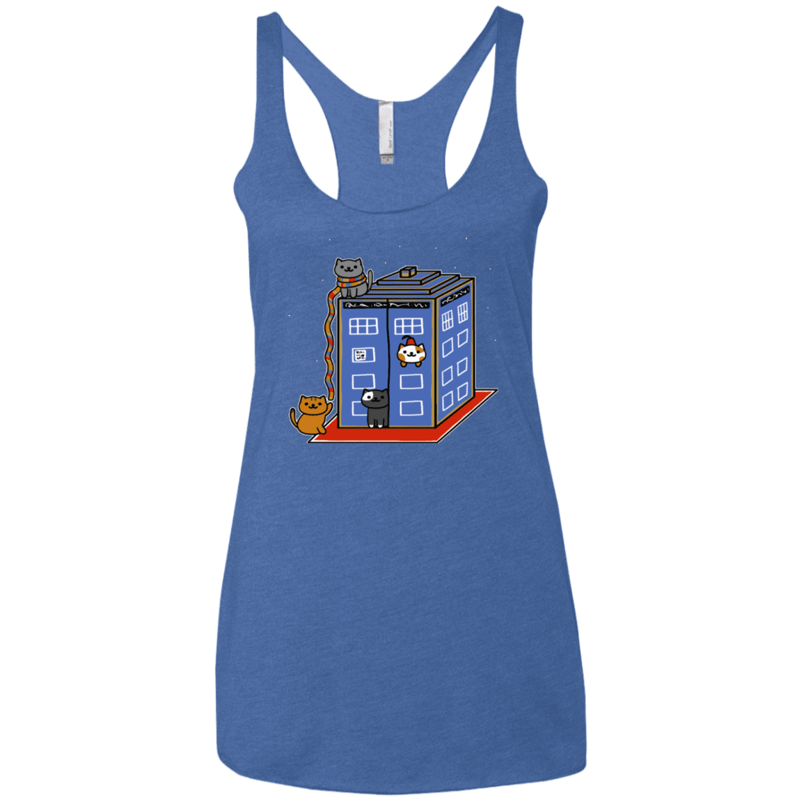 T-Shirts Vintage Royal / X-Small Who Atsume Women's Triblend Racerback Tank