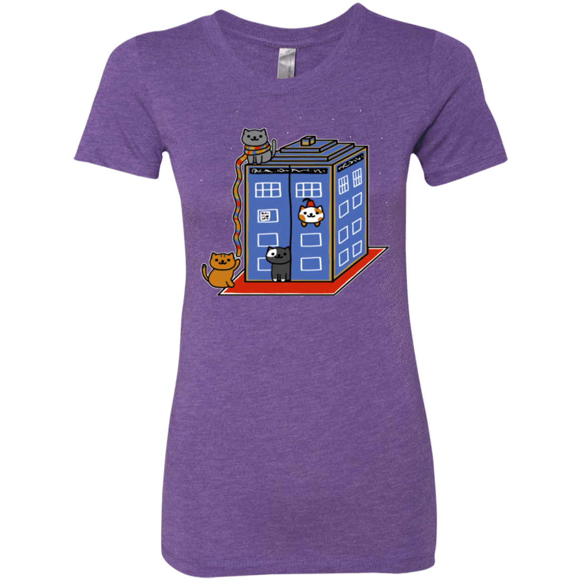 T-Shirts Purple Rush / Small Who Atsume Women's Triblend T-Shirt