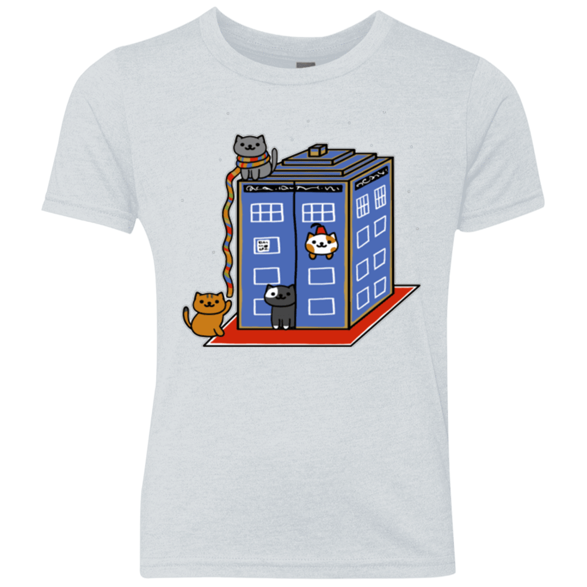 T-Shirts Heather White / YXS Who Atsume Youth Triblend T-Shirt