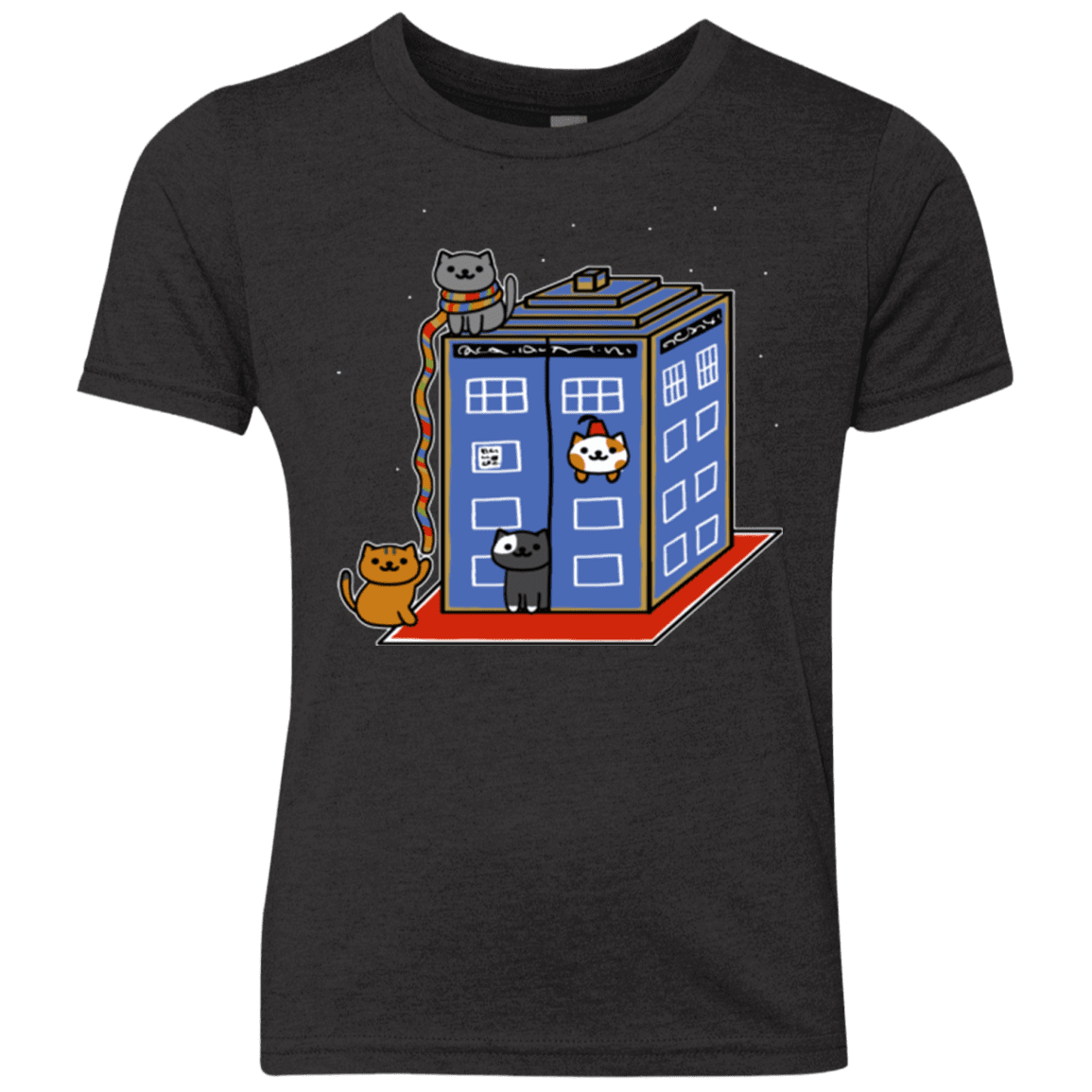 T-Shirts Vintage Black / YXS Who Atsume Youth Triblend T-Shirt