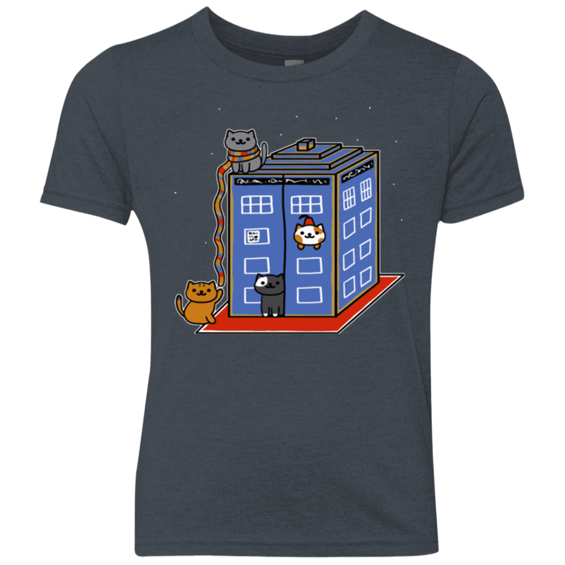 T-Shirts Vintage Navy / YXS Who Atsume Youth Triblend T-Shirt