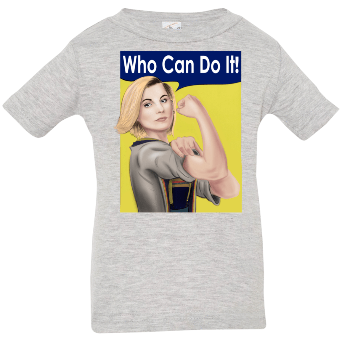 T-Shirts Heather Grey / 6 Months Who Can Do It Infant Premium T-Shirt