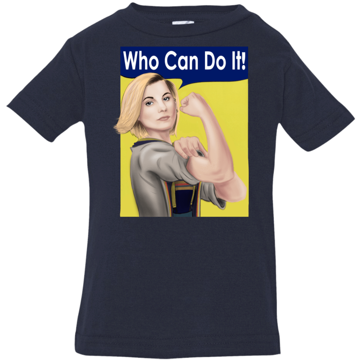 T-Shirts Navy / 6 Months Who Can Do It Infant Premium T-Shirt