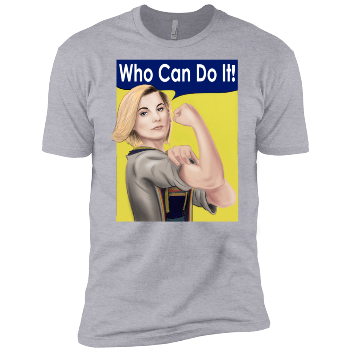 T-Shirts Heather Grey / X-Small Who Can Do It Men's Premium T-Shirt