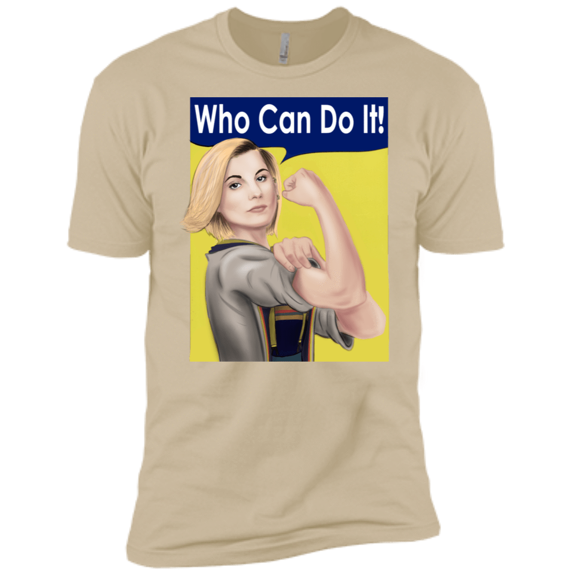 T-Shirts Sand / X-Small Who Can Do It Men's Premium T-Shirt
