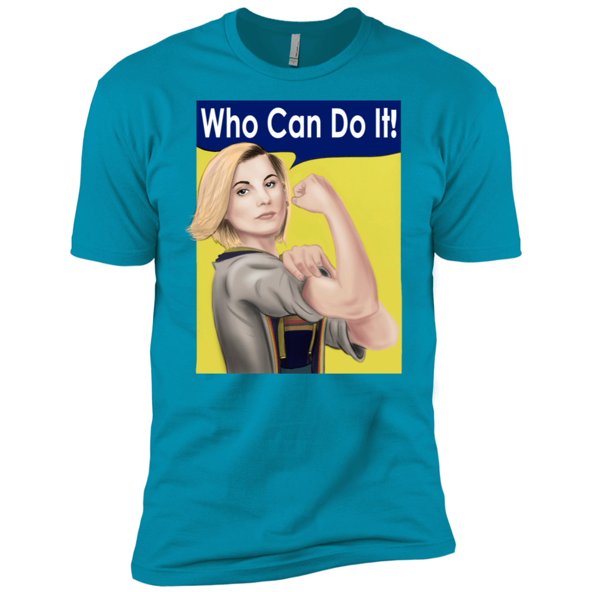 T-Shirts Turquoise / X-Small Who Can Do It Men's Premium T-Shirt