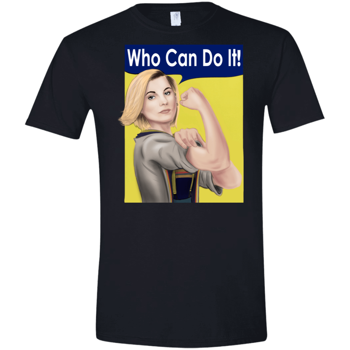 T-Shirts Black / X-Small Who Can Do It Men's Semi-Fitted Softstyle