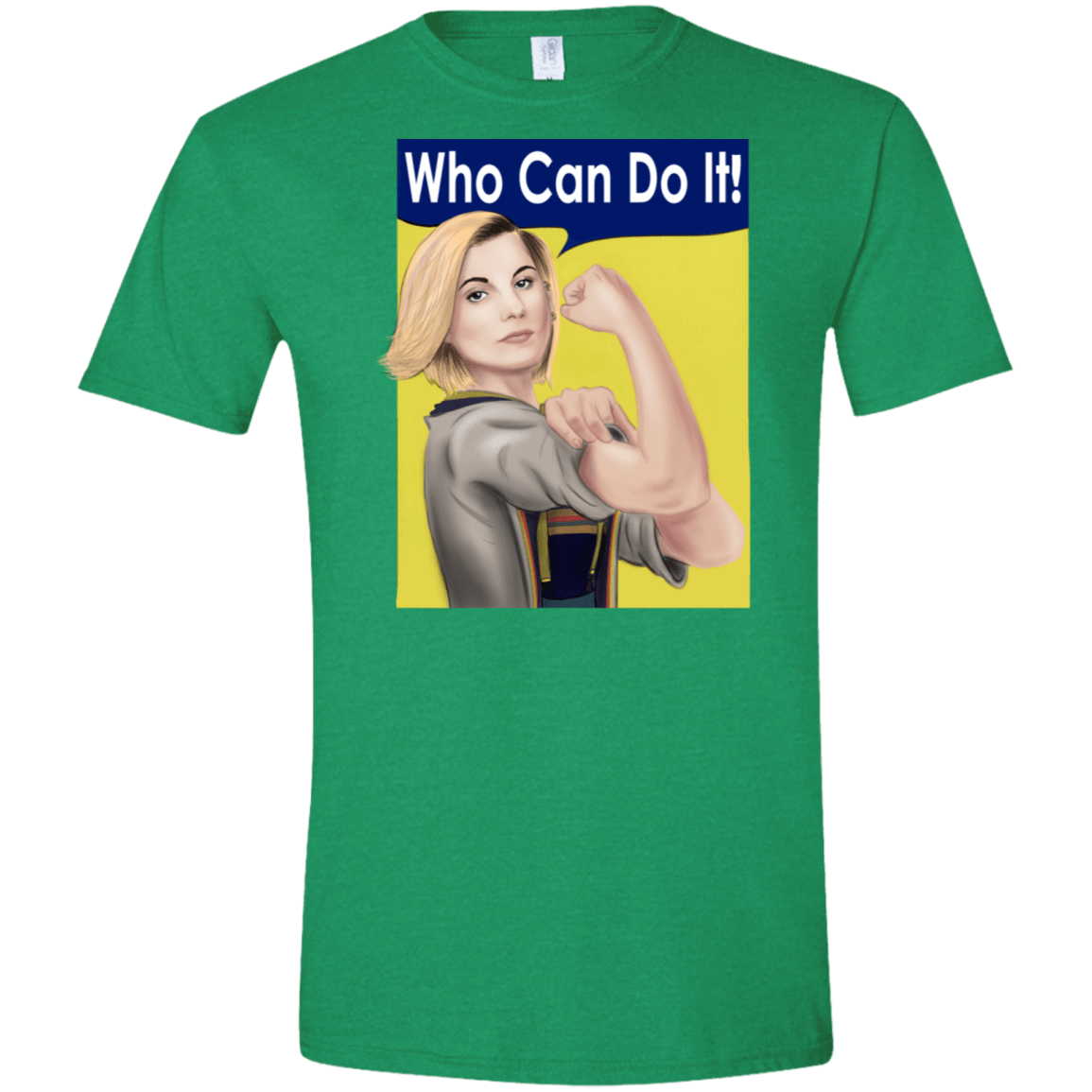 T-Shirts Heather Irish Green / S Who Can Do It Men's Semi-Fitted Softstyle