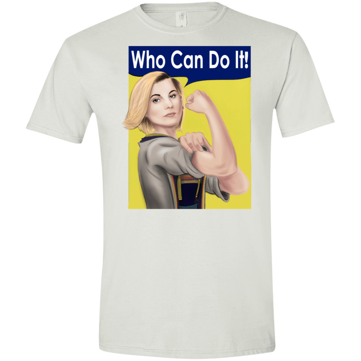 T-Shirts White / X-Small Who Can Do It Men's Semi-Fitted Softstyle