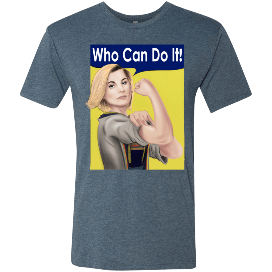 T-Shirts Indigo / S Who Can Do It Men's Triblend T-Shirt