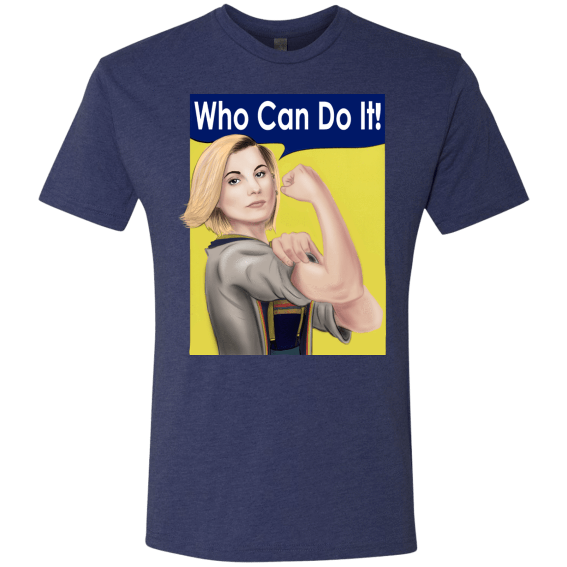 T-Shirts Vintage Navy / S Who Can Do It Men's Triblend T-Shirt