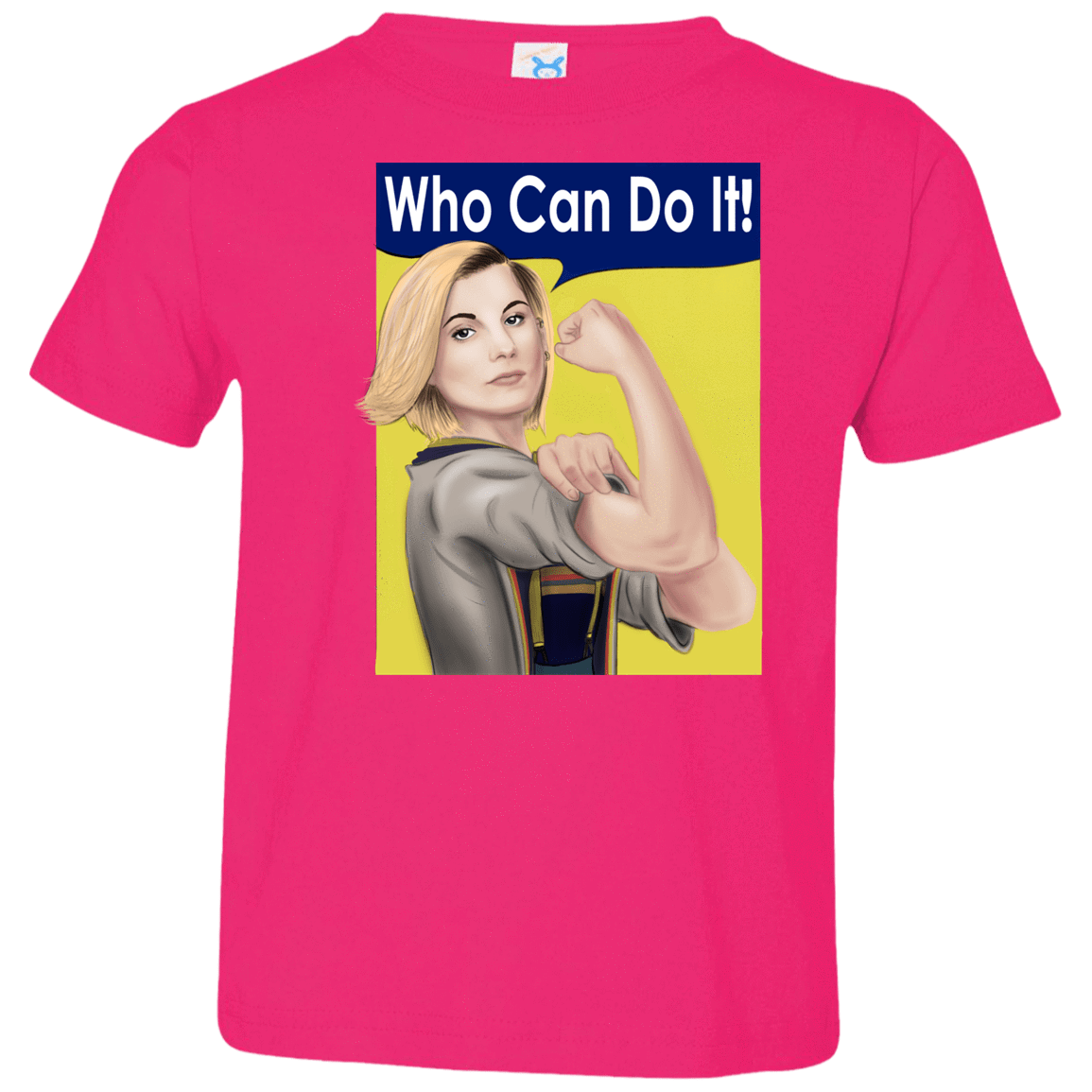T-Shirts Hot Pink / 2T Who Can Do It Toddler Premium T-Shirt