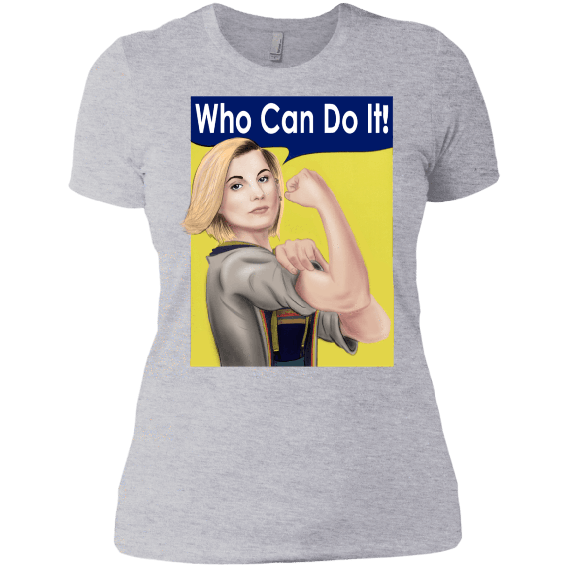 T-Shirts Heather Grey / X-Small Who Can Do It Women's Premium T-Shirt