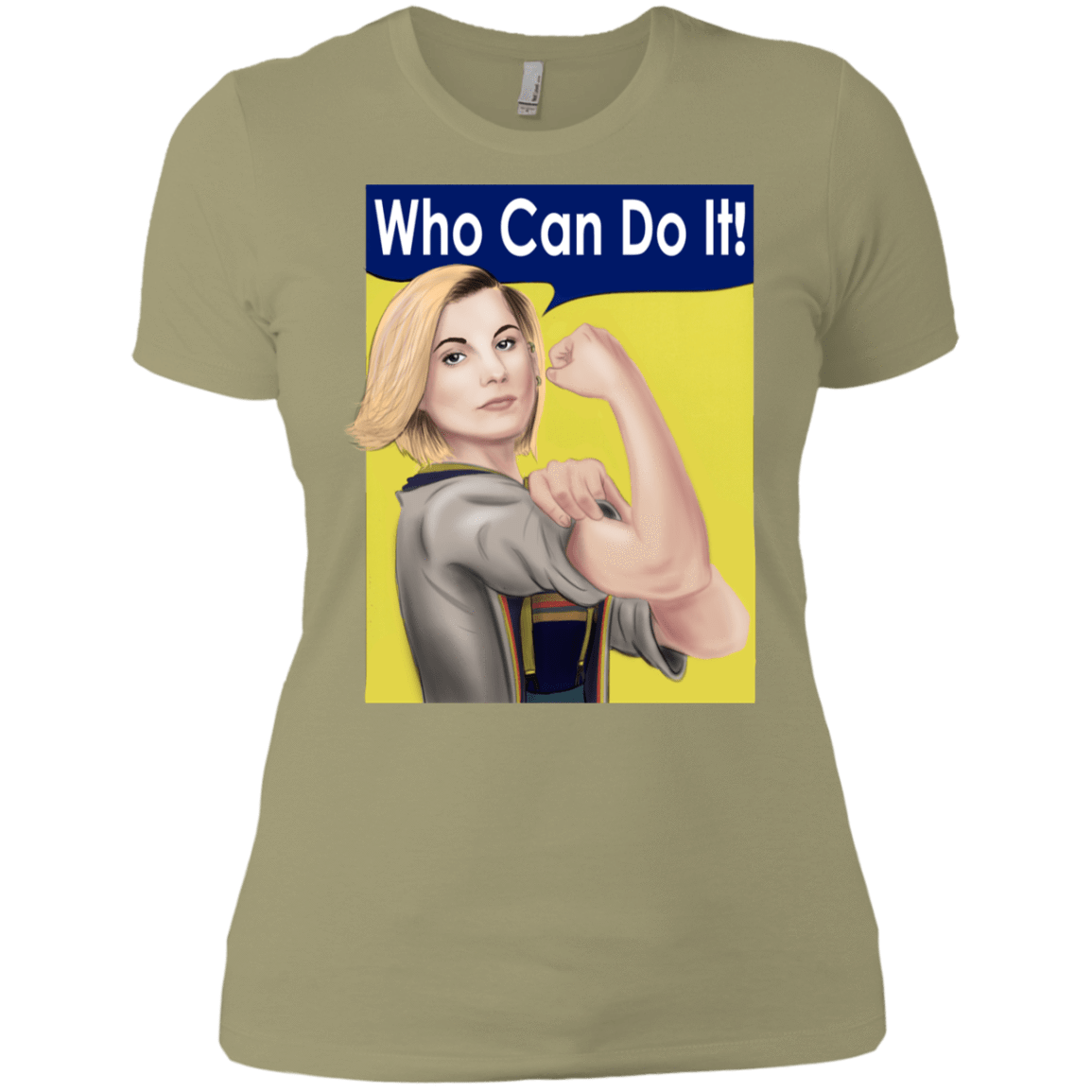 T-Shirts Light Olive / X-Small Who Can Do It Women's Premium T-Shirt