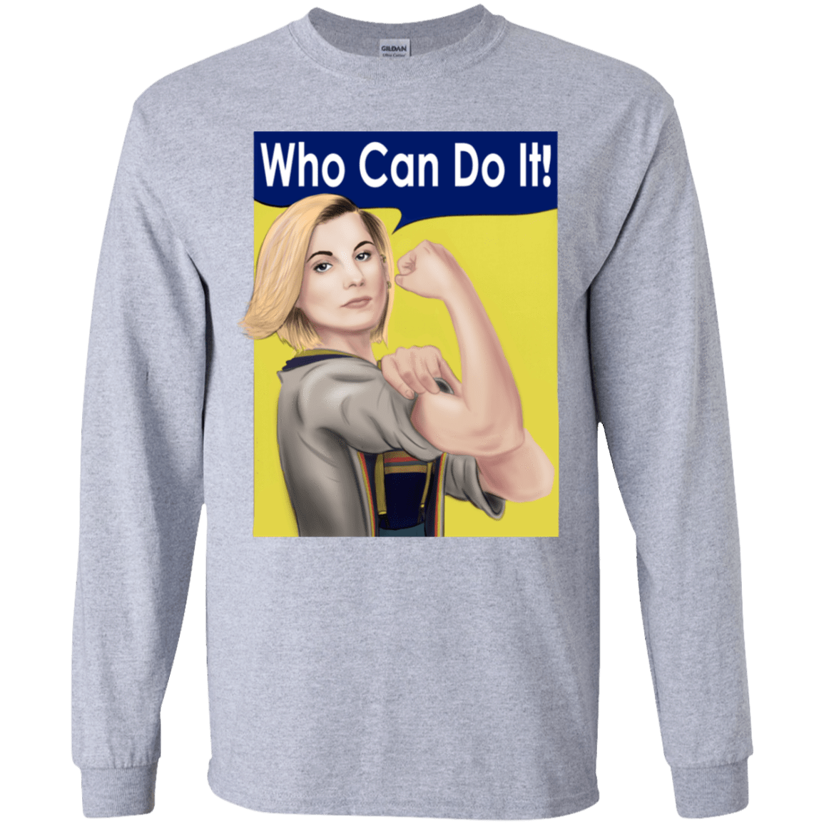T-Shirts Sport Grey / YS Who Can Do It Youth Long Sleeve T-Shirt