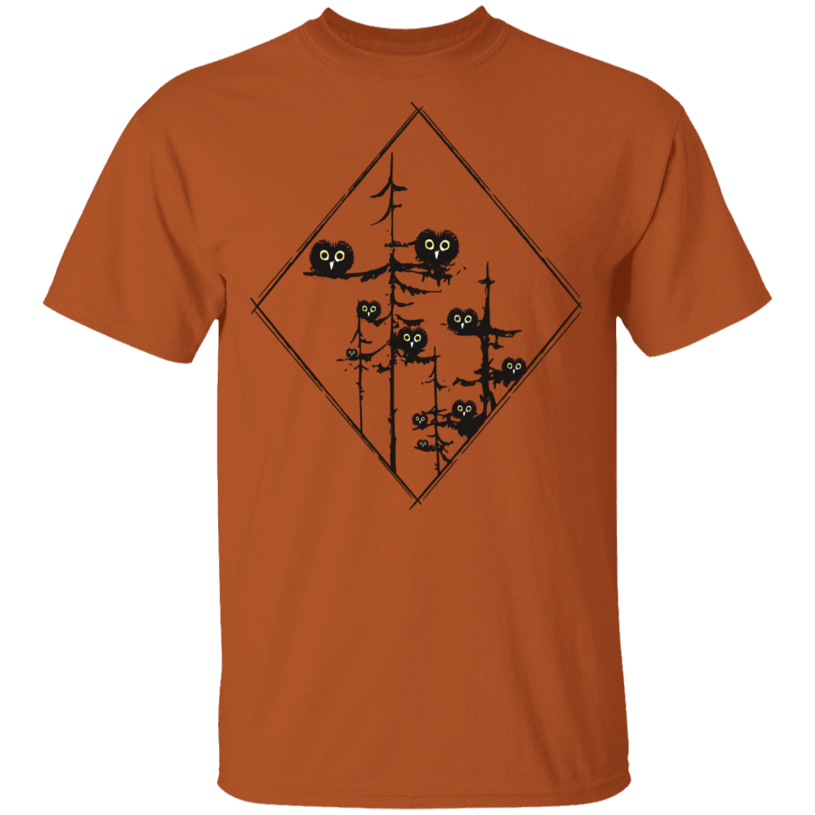 T-Shirts Texas Orange / S Who Forest T-Shirt