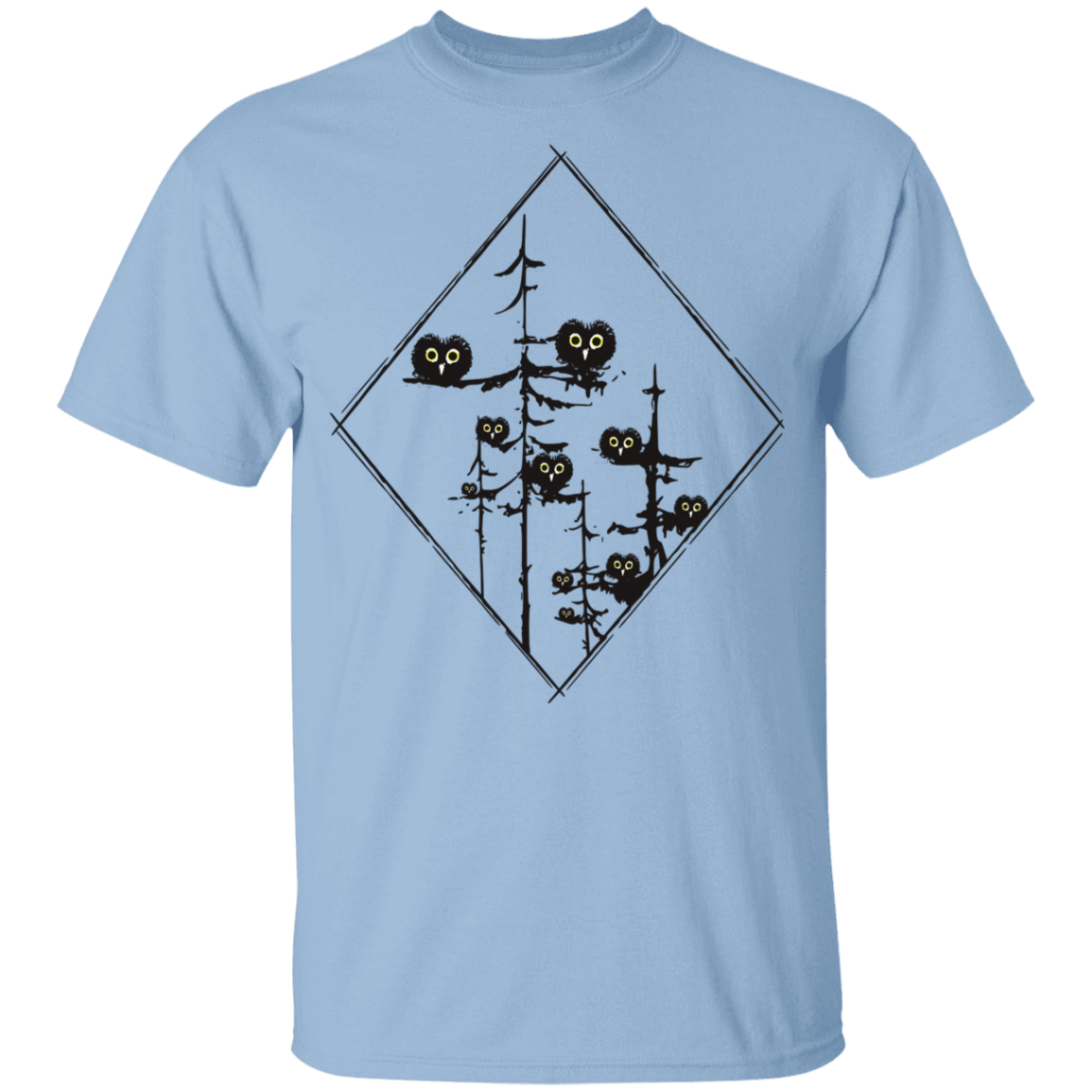 T-Shirts Light Blue / YXS Who Forest Youth T-Shirt