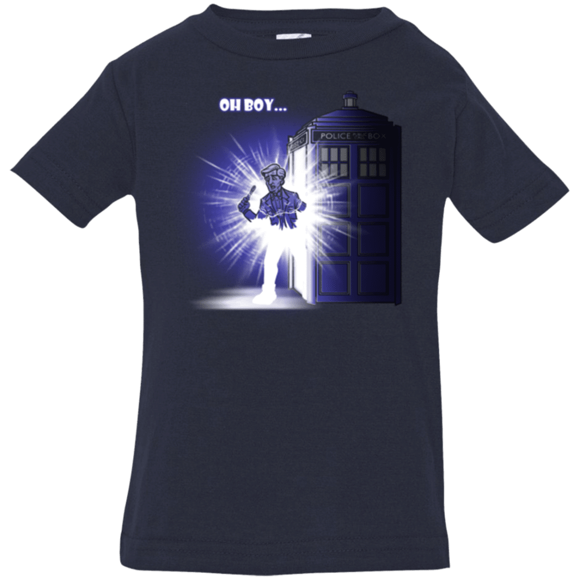 T-Shirts Navy / 6 Months Who is Doctor Beckett Infant Premium T-Shirt