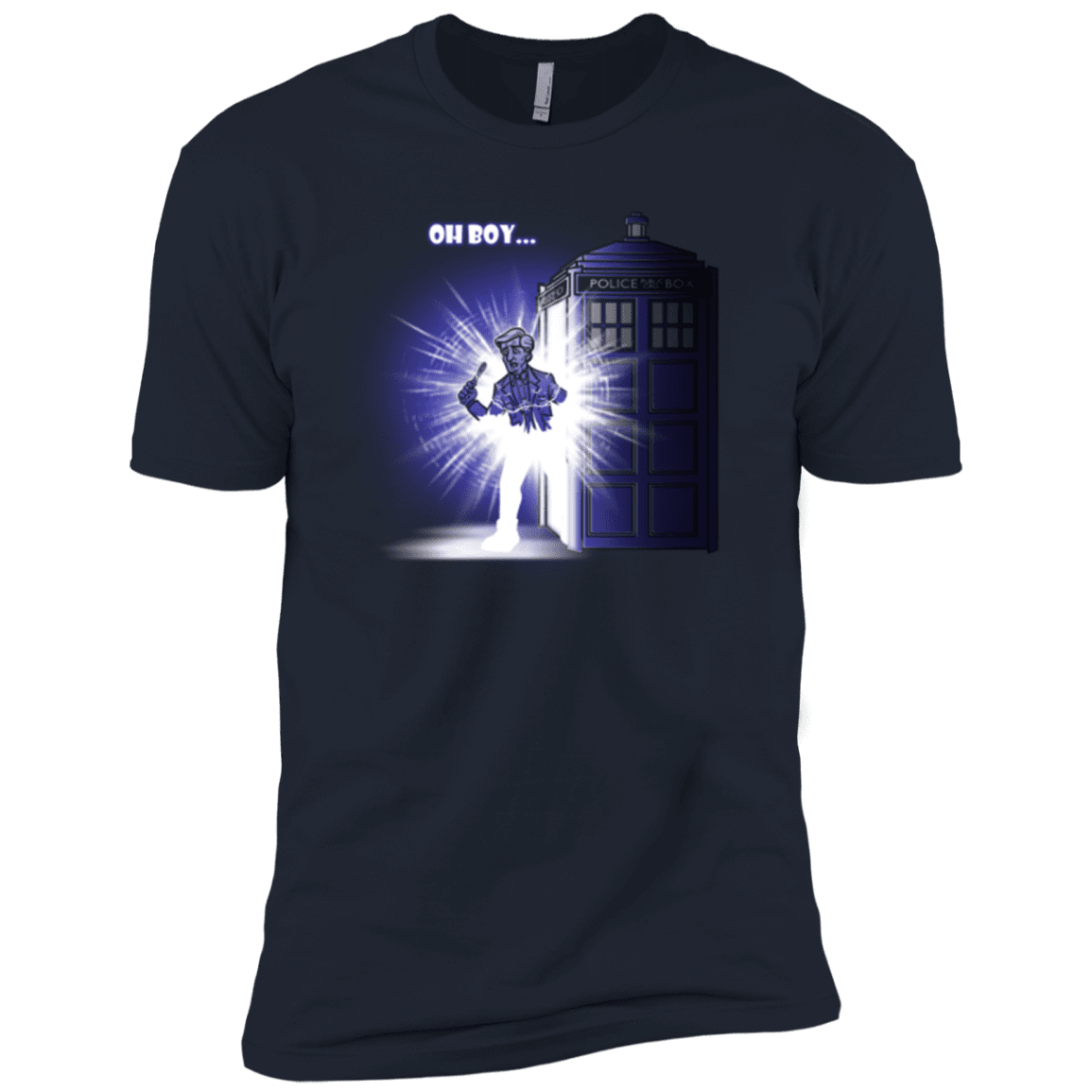 T-Shirts Midnight Navy / X-Small Who is Doctor Beckett Men's Premium T-Shirt