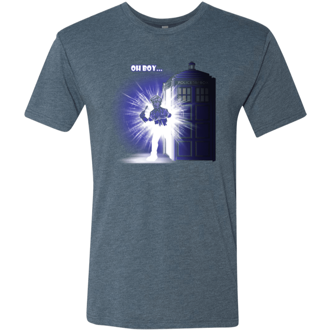 T-Shirts Indigo / Small Who is Doctor Beckett Men's Triblend T-Shirt