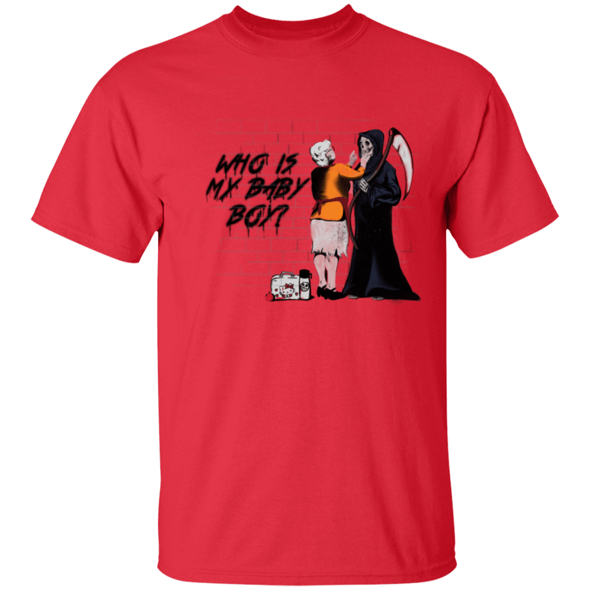 T-Shirts Red / S Who Is My Baby Boy T-Shirt