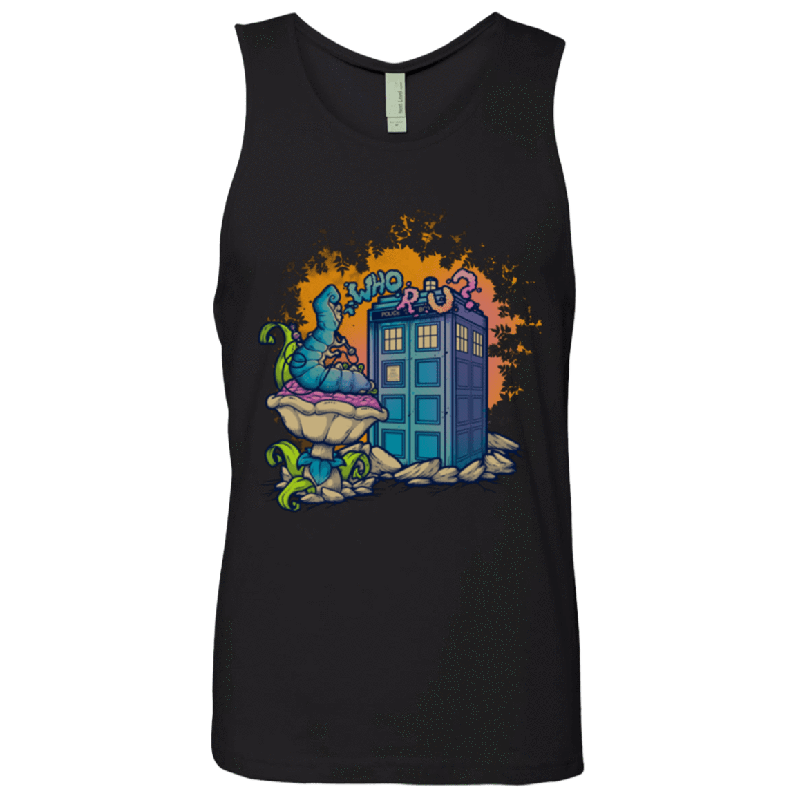 T-Shirts Black / Small WHO R U 2 Men's Premium Tank Top